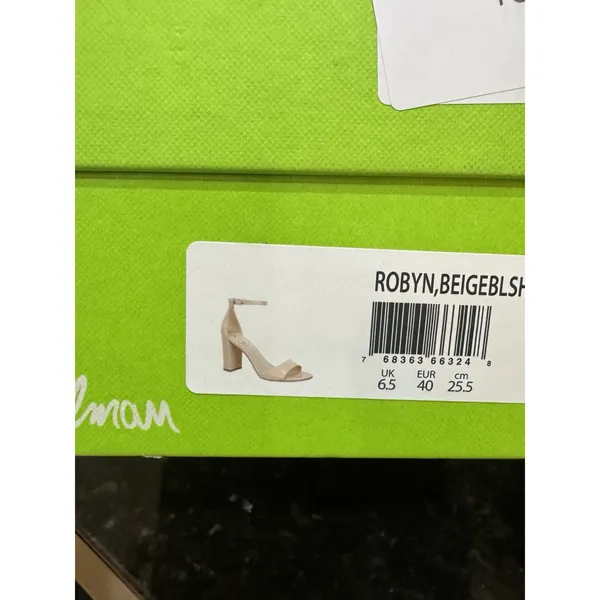 Sam Edelman Robyn Sandal Heel Women's Size 9 Beige Blush Leather - Image 9