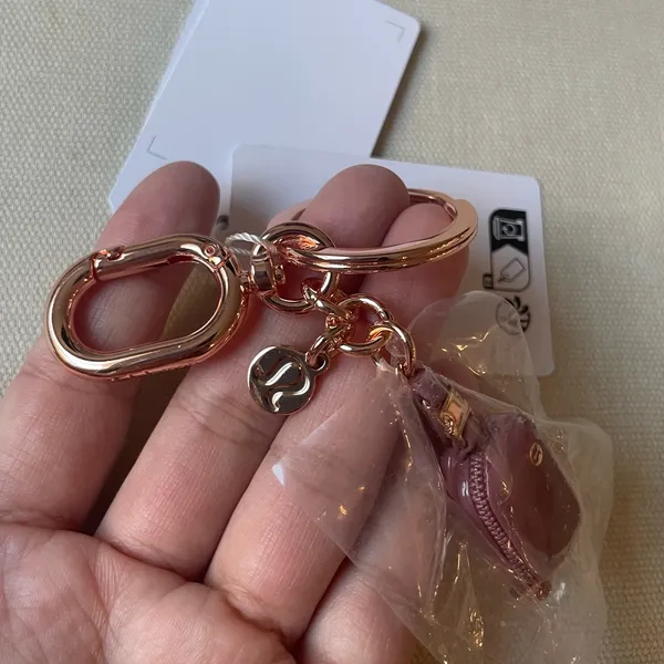 Lululemon Everywhere Belt Bag Charm Keychain - Spiced Chai/Rose Gold - Image 6