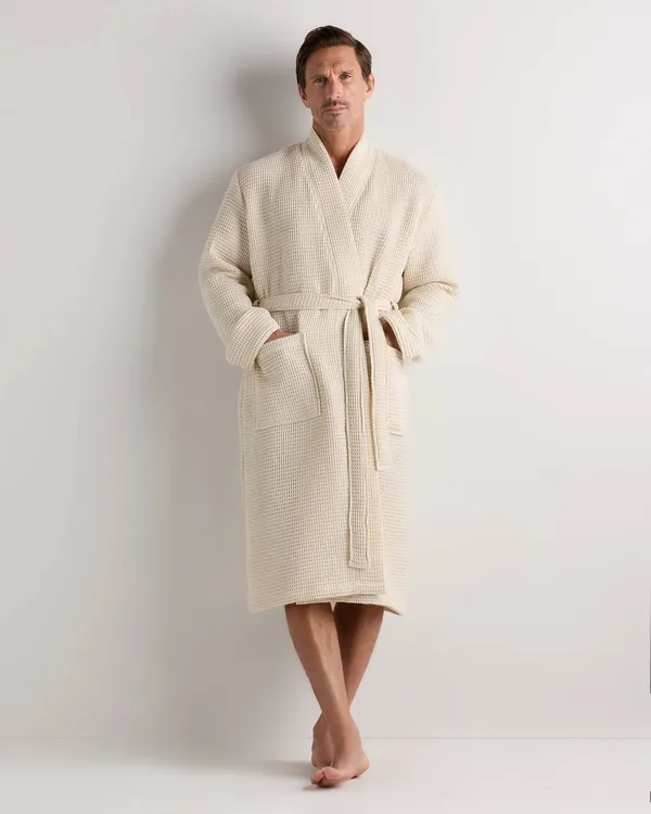 Quince Turkish Organic Waffle Robe - Image 2