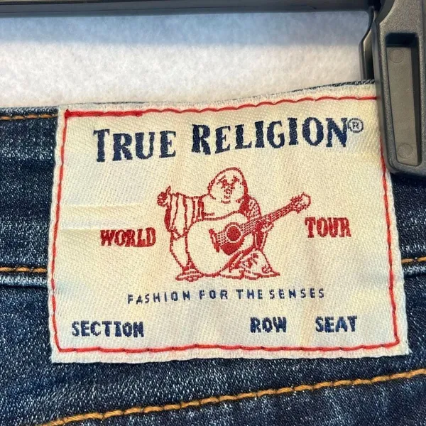 TRUE RELIGION Women’s Jeans Size 27 Blue Halle‎ Mid Rise Capri Distressed Skinny - Image 15