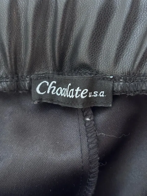 Faux Leather Skinny Pants - Image 3