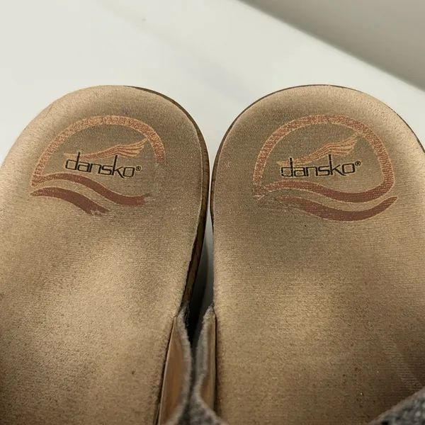 Dansko Sophie Clog Sandals Silver Gray Size 8.5 -9 US 39 EU - Image 10