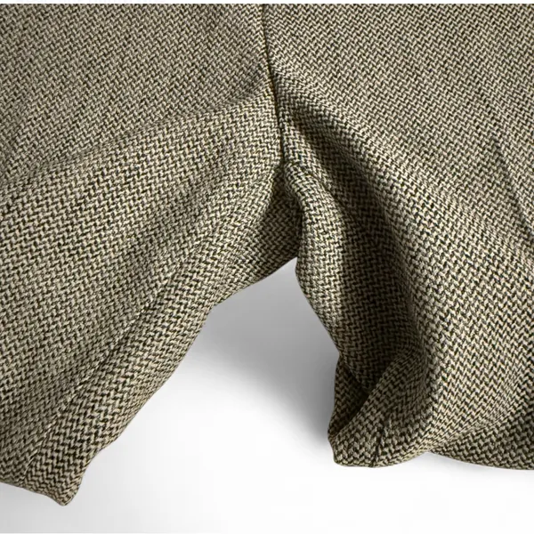 H&M Women's Beige Tweed Blazer & Pants Suit Set Size 2 Workwear - Image 6