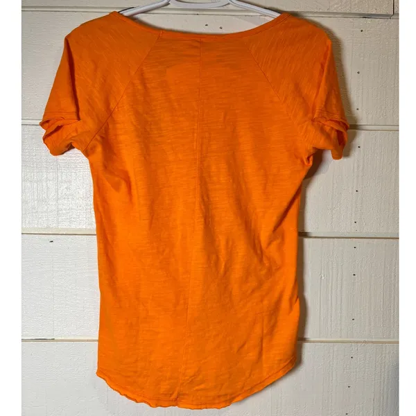 Oklahoma State University V-neck T-shirt OSU Cowboys Womens Small S short sleeve - Image 2