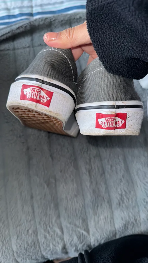 Vans Grey Slip On - Image 4