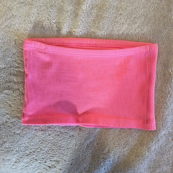 Gilly Hicks Hot pink strapless crop top - Image 2
