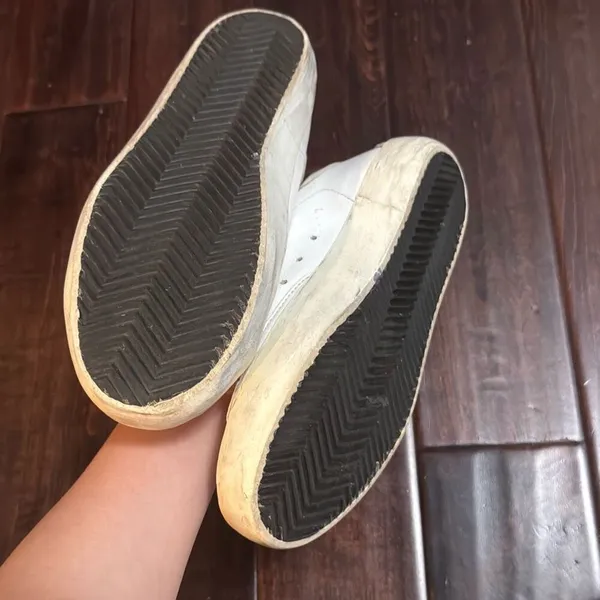 Golden Goose superstar‎ White / Pink leather women's sneakers size 35 - Image 4
