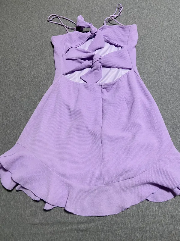 Lucy in the Sky Lavender Homecoming Dress - Image 5