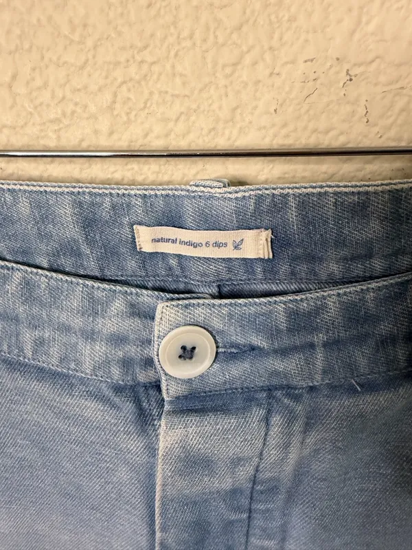 Industry of All Nations Clean Carpenter Pants Indigo 6 Dip Womens Size 32 - Image 5