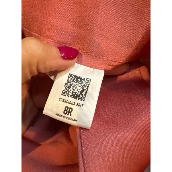 Express salmon pink trouser dress pants - Image 6