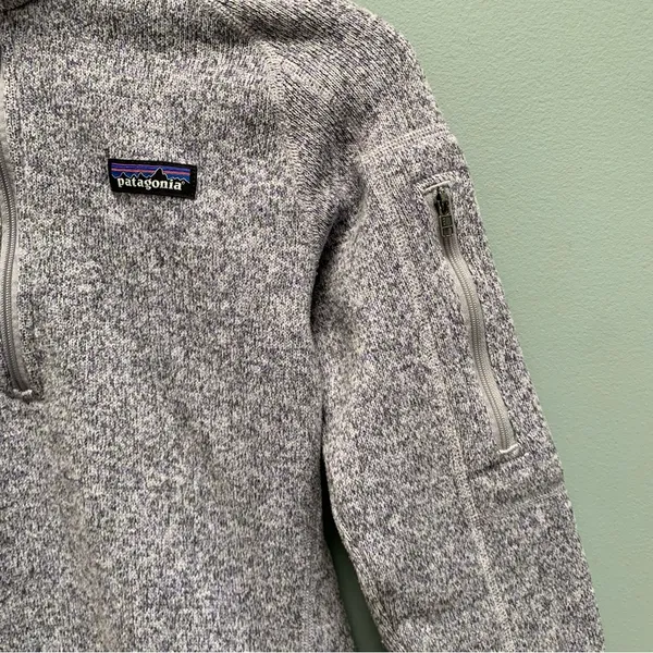 Patagonia Better Sweater Quarter-Zip Pullover Women's Purple XS - Image 4