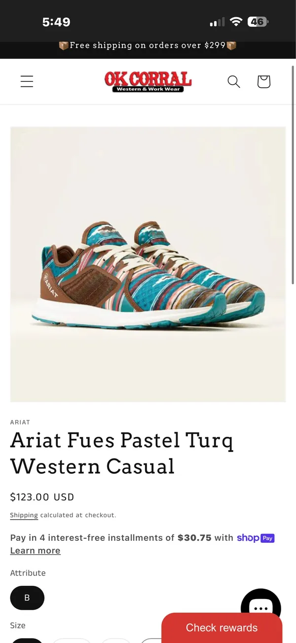 Ariat Tennis Shoes Women’s Aztec - Image 4