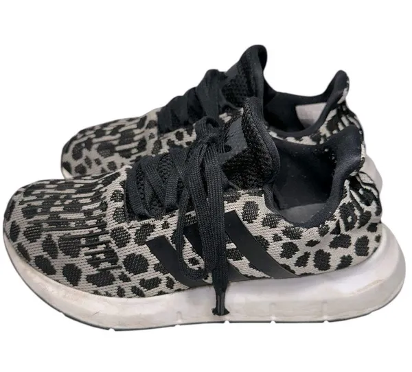 Adidas Women’s Size 7 Leopard Animal Print Swift Running Shoes Sneakers - Image 5