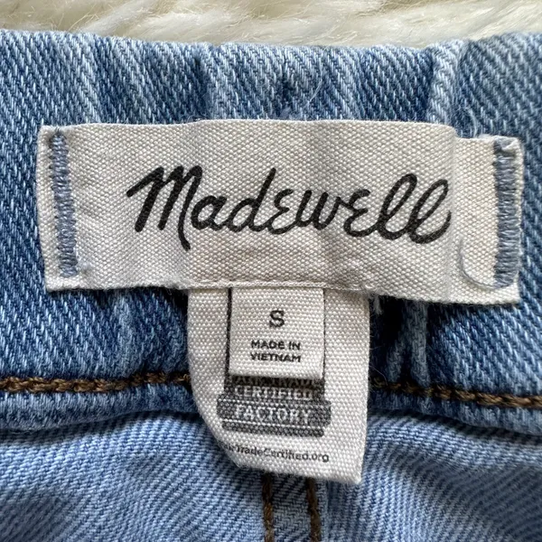 Madewell Jeans Pull-On Relaxed Elastic Waist Stretch Comfort Casual S - Image 7