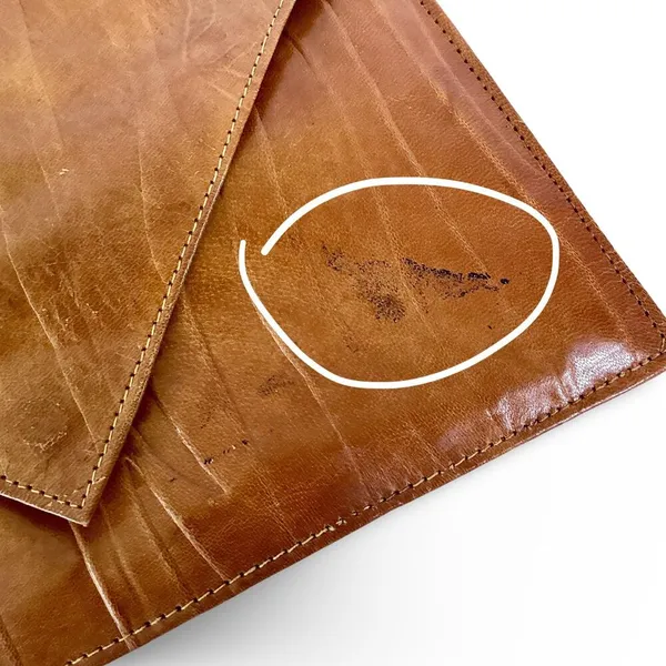 Mustard Flat Envelope Clutch Brown - Image 4