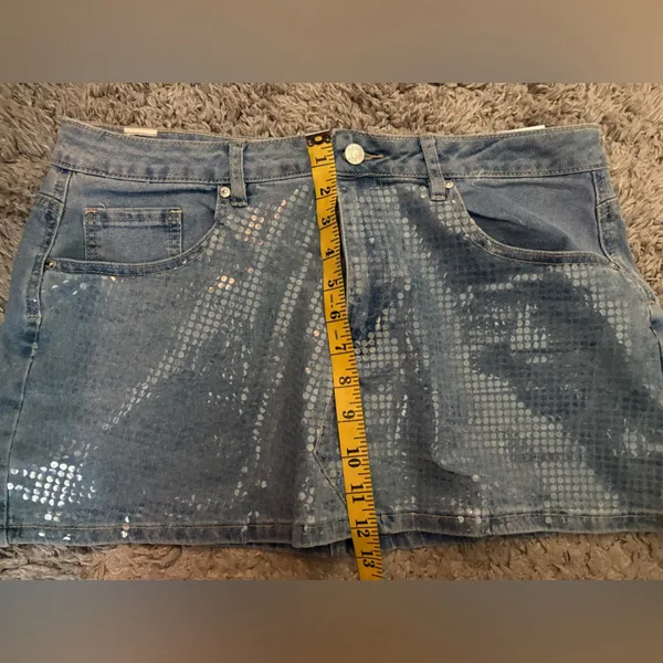 Madden Girl Blue Denim Skirt - Image 5