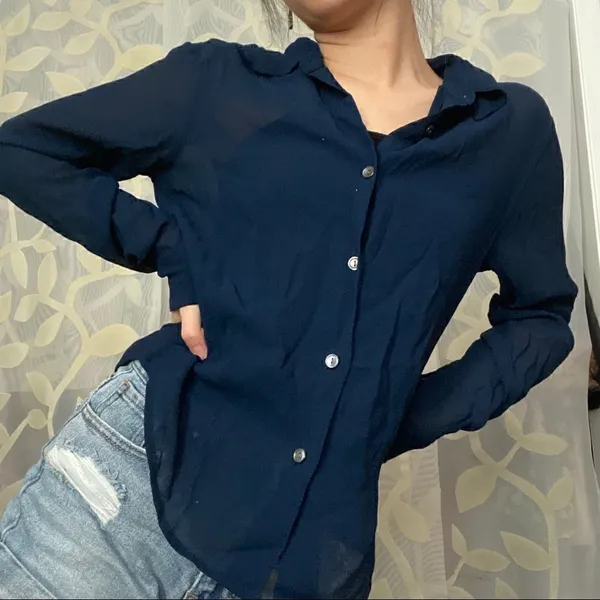Armani exchange button up blouse‎ - Image 2
