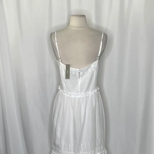 NWT!! J. CREW Sorrento Dress Cotton Voile Solid White Bridal Preppy XXS XX-Small - Image 11