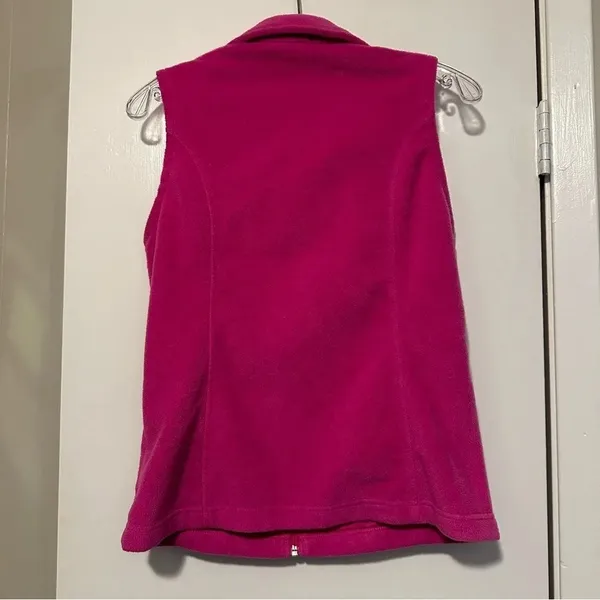 Columbia Women’s Benton Springs™ Fleece Vest hot pink size S - Image 3