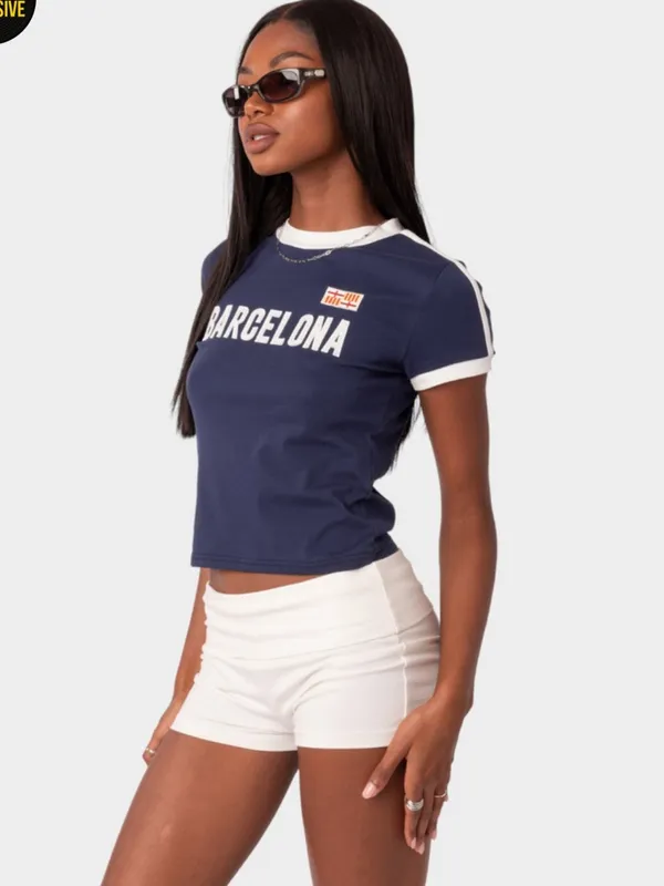 EDIKTED Barcelona Womens Tee XS - Image 3