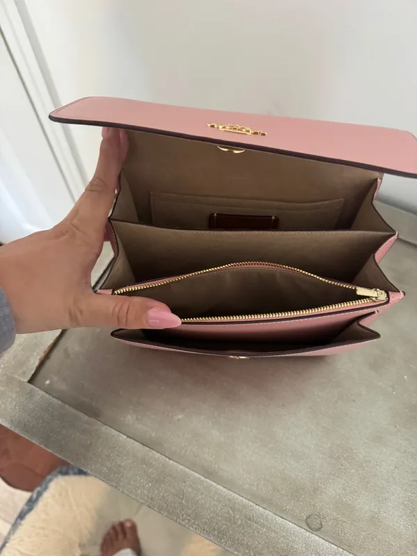 Pink Coach Shoulder Crossbody Bag - Image 6