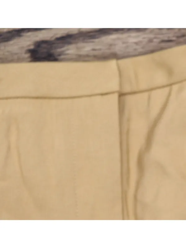 DKNY Womens High-Rise Sueded Side Pocket Canvas Pants UE5P8047 Whiskey Brown 12 - Image 6