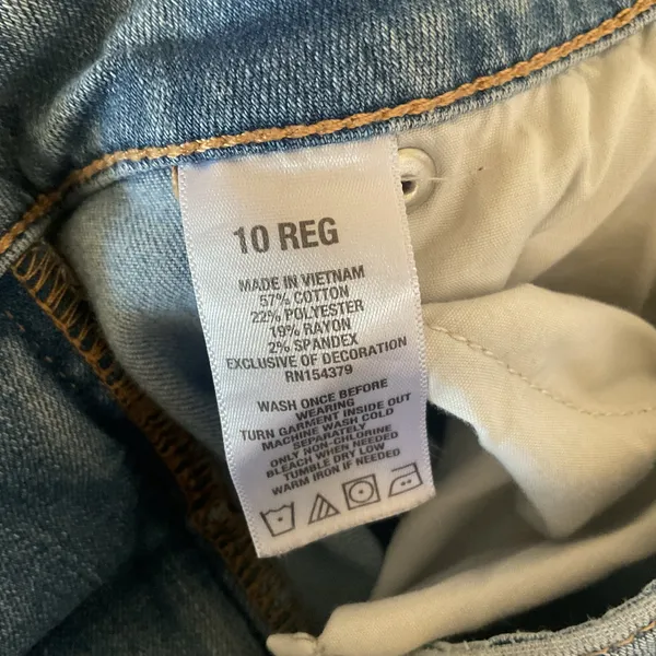 Aeropostale Copied - Light Wash Skinny Jeans Size 10 Women 27x30 Low Rise Stretch - Image 4