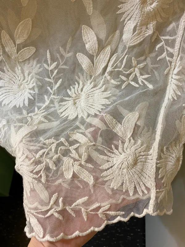 Anthropologie Everleigh Floral Lace Long Sleeve Shirt - Image 3