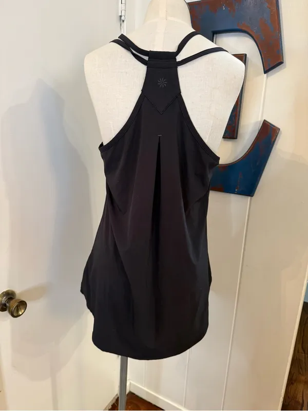 Athleta Black Double-Strap Camisole Tank S M - Image 2