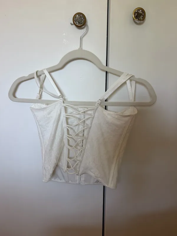 Shein Crop Top White - Image 2