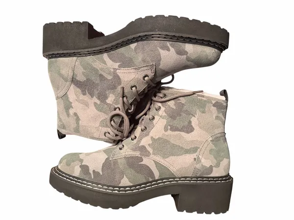 Linea Paola Women’s Camo Lace-Up Platform Ankle Combat Boots Size 8.5M - Image 2