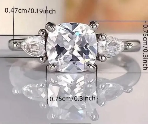 Women's Promise/Engagement Ring new size 7 - Image 2