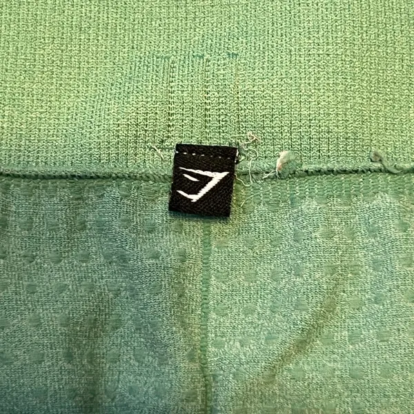 1288 | Gymshark Seamless High‎ Waisted Workout Athletic Shorts Green Womens S - Image 6