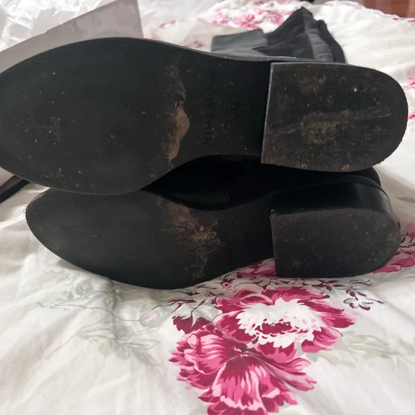 Nine West Black Leather Riding Boots - Image 8