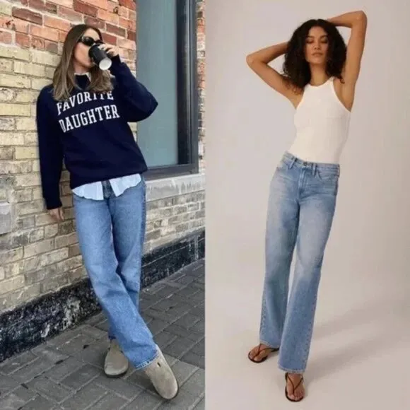 FAVORITE DAUGHTER The Tommy Mid Rise Boyfriend Jeans in Wash Margate US 29 - Image 2