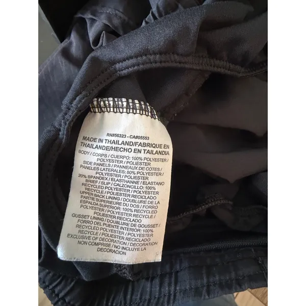 Nike Dri-FIT Running Shorts‎ Womens Large Black 3 Inch Inseam Zip Pocket - Image 7