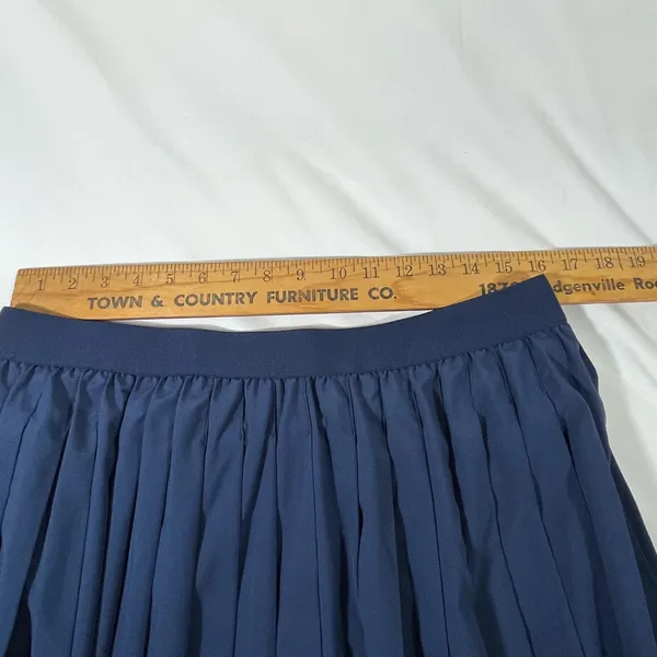 Id Ideology Pleated Active‎ Solid Skort Women Lg Navy Blue Collegiate Flowy Girl - Image 10
