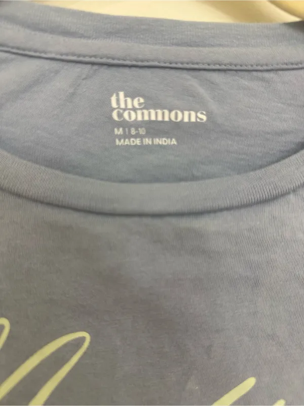 The Commons Malibu California Graphic Tee - Light Blue Women Size 8-10 - Image 3