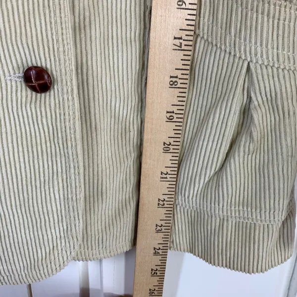 Vintage 70s Tan Corduroy‎ Blazer Jacket Academia Retro Preppy Women's Size 5/6 - Image 12