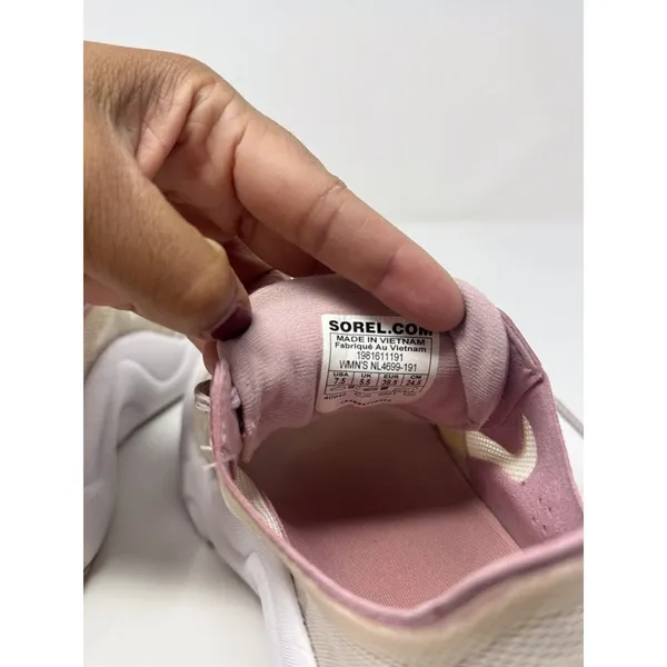 Sorel Women Shoes Gray Pink Kinetic Rnegd Float Athletic Sneakers Trainer US 7.5 - Image 9