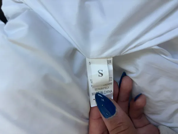 White  Puffer Vest - Image 2