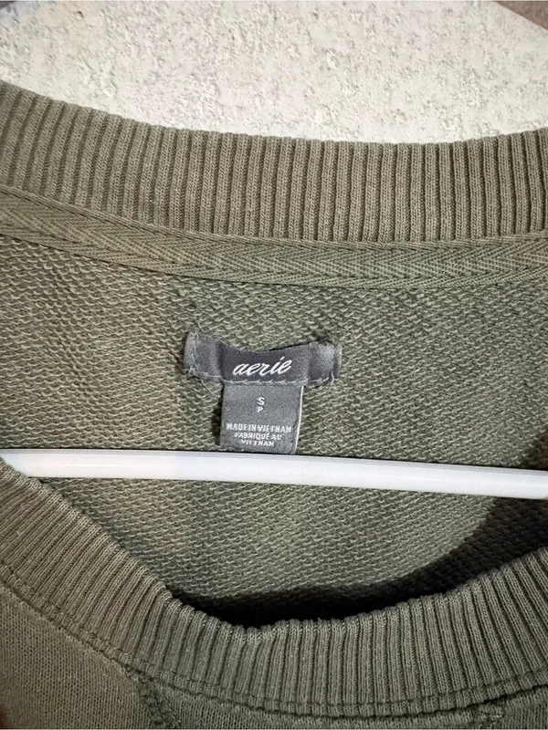 Aerie Oversized Sweatshirt | Size: Small - Image 3