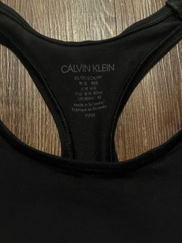 Calvin Klein Black Modern Cotton Racerback Bralette - Image 4