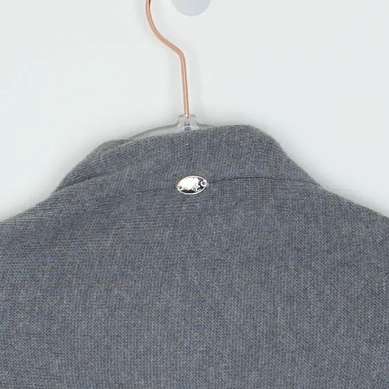 Melissa McCarthy Seven7 Gray Fringe‎ Cardigan Sweater Waterfall Duster Size 2X - Image 11