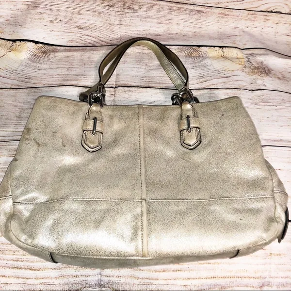 COACH Chelsea Metallic Sparkle Hobo Purse - Image 2