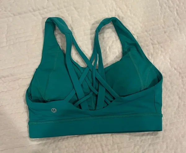 Lululemon Athletica Teal Sports Bra - Image 2