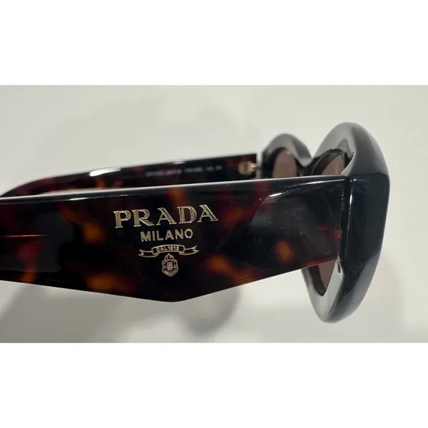 PRADA PR 26ZS Tortoise Sunglasses Retro Luxury Designer Chic Italy Sunnies - Image 5