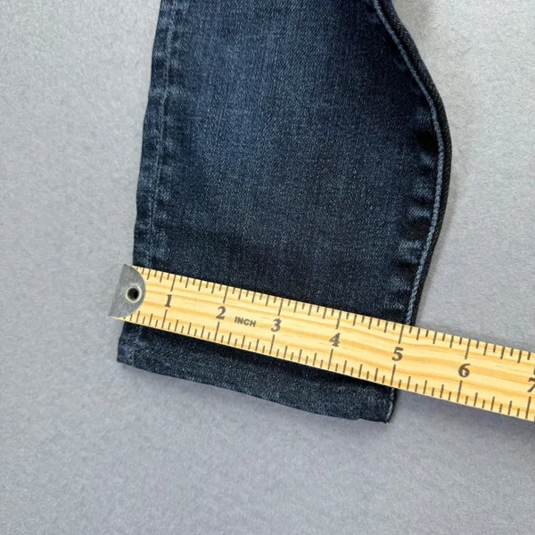 MOTHER Womens‎ Dark Wash Blue Slim Straight Leg Denim Jeans Size 25 Made in USA - Image 10