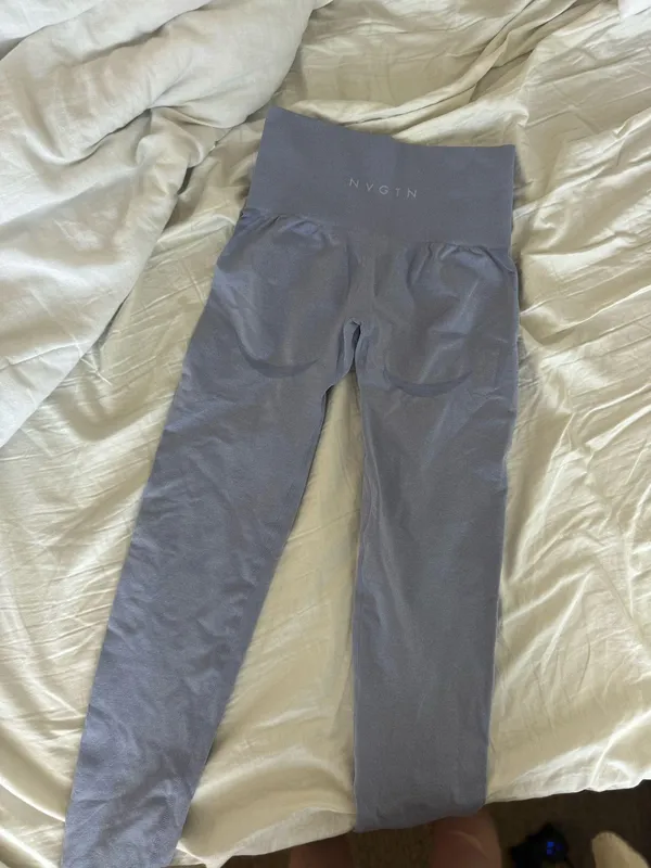 NVGTN Contour Leggings Blue - Image 7
