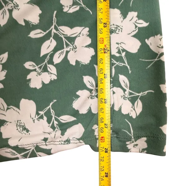 Baltic Born Margaux Wide‎ Leg Cinched Waist Dusty Green Floral Jumpsuit Small - Image 10